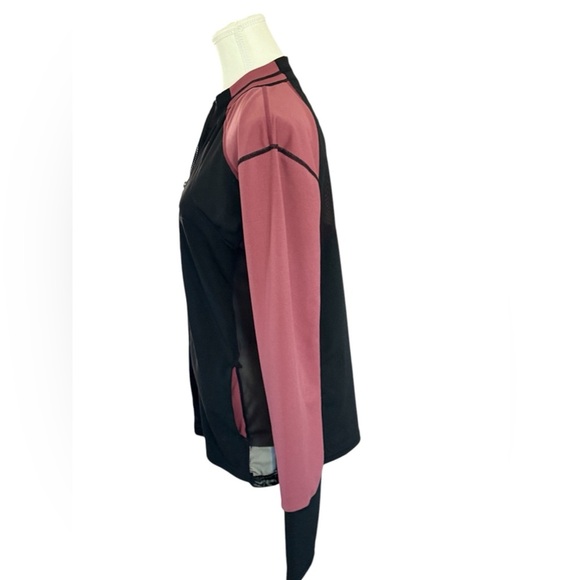 0 to 5 Athletic Jacket, Maroon and Black with Mesh, Size XL - Picture 2 of 7